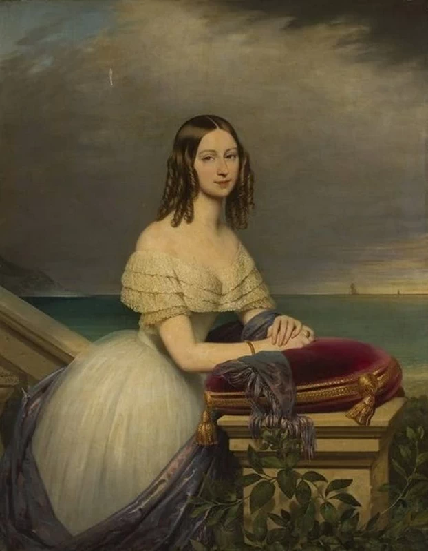 Joseph Désiré Court - Ritratto di Aleksandra Potocka (1818, 1892)